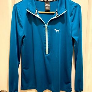 PINK half zip sweater